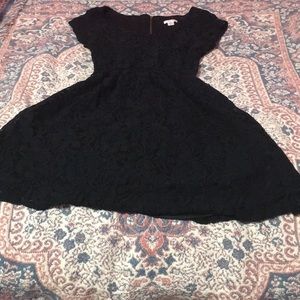 Black lace dress
